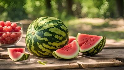 惬意吃瓜视频素材下载,尽享夏日清凉时光